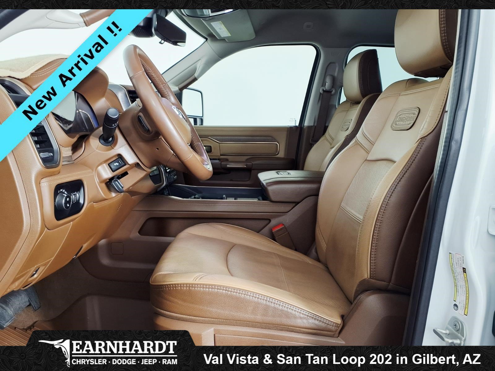 Used 2024 Bright White Clearcoat Ram Longhorn image 17