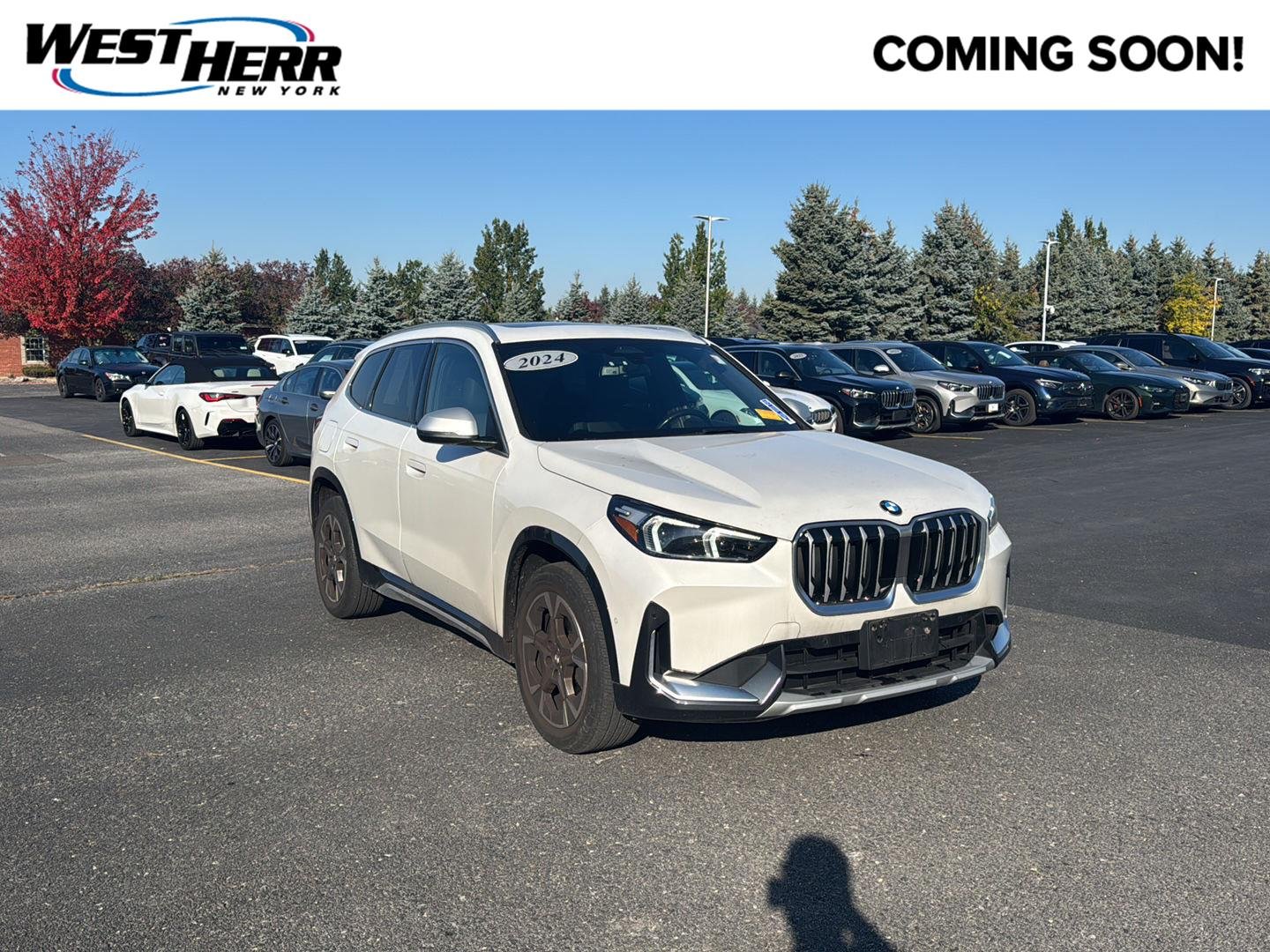 Used 2024 Mineral White Metallic BMW xDrive28i image 1