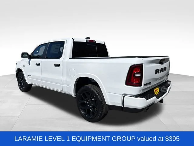 New 2026 Bright White Clear-Coat Exterior Paint RAM Laramie image 5