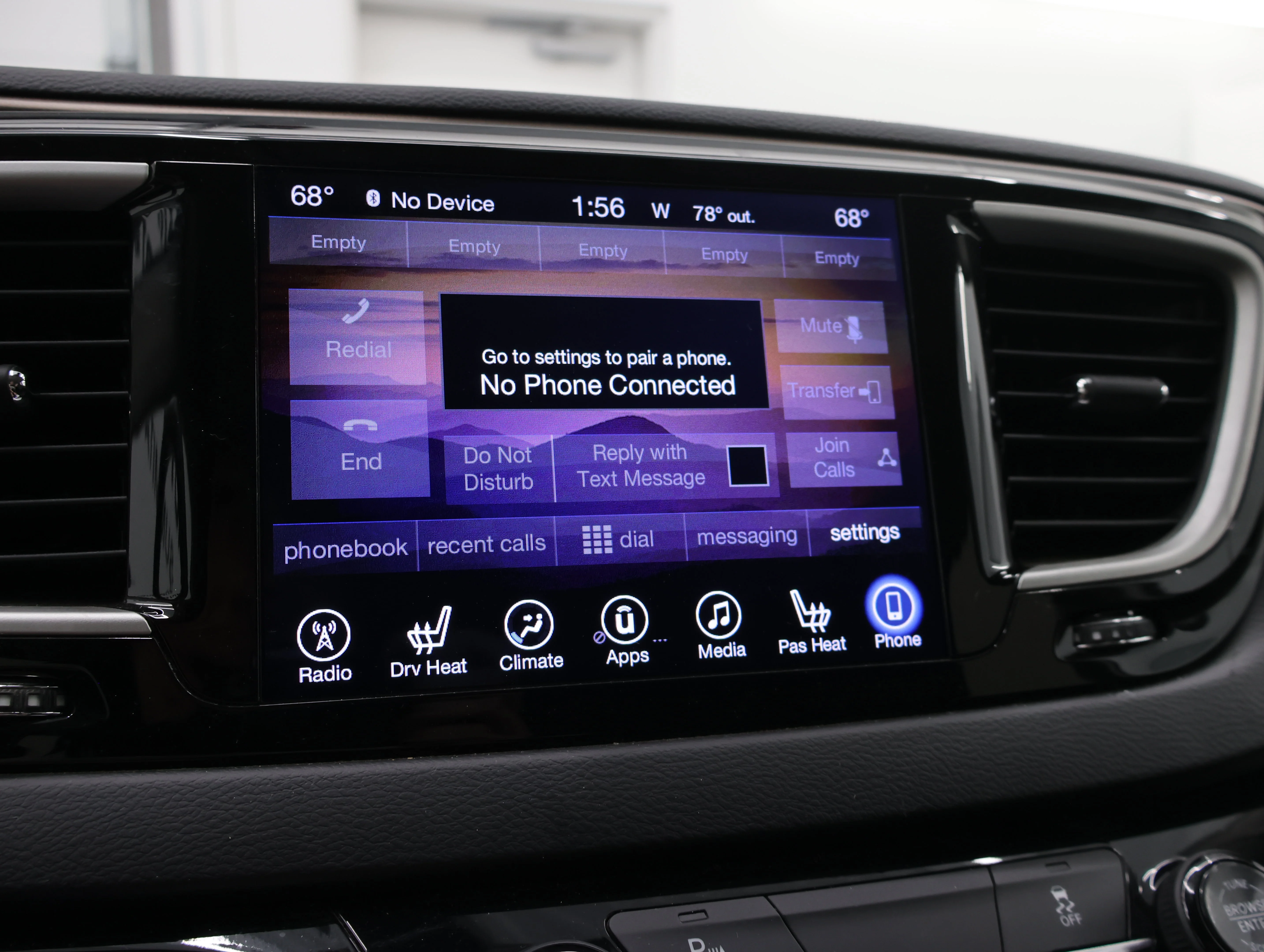 Used 2017 Jazz Blue Pearlcoat Chrysler Touring L image 55