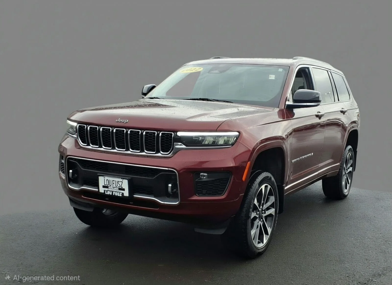 Used 2022 Velvet Red Pearlcoat Jeep Overland image 2
