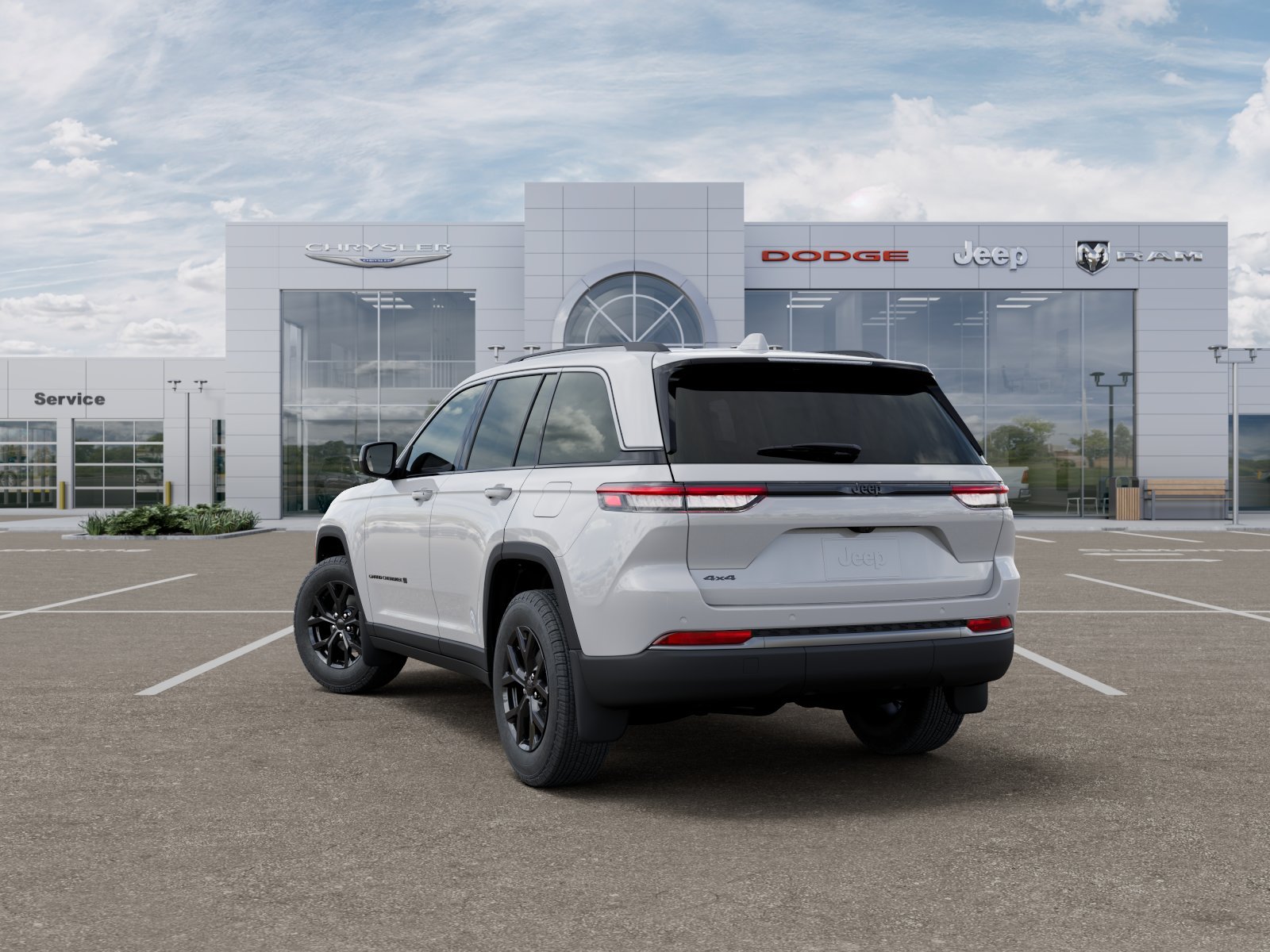 New 2026 Bright White Clear-Coat Exterior Paint Jeep Altitude image 29