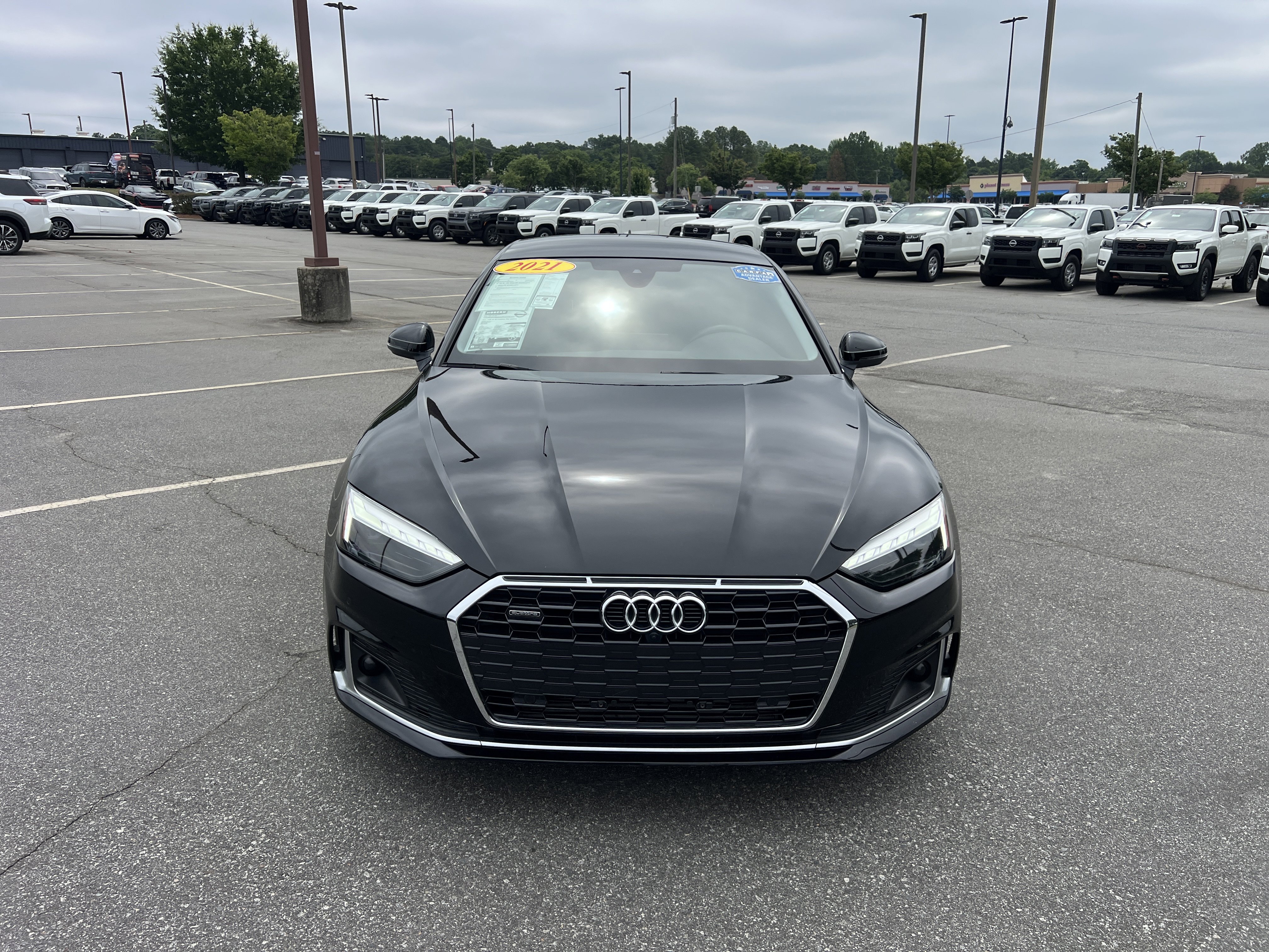 Used 2021 Brilliant Black Audi Premium Plus image 2