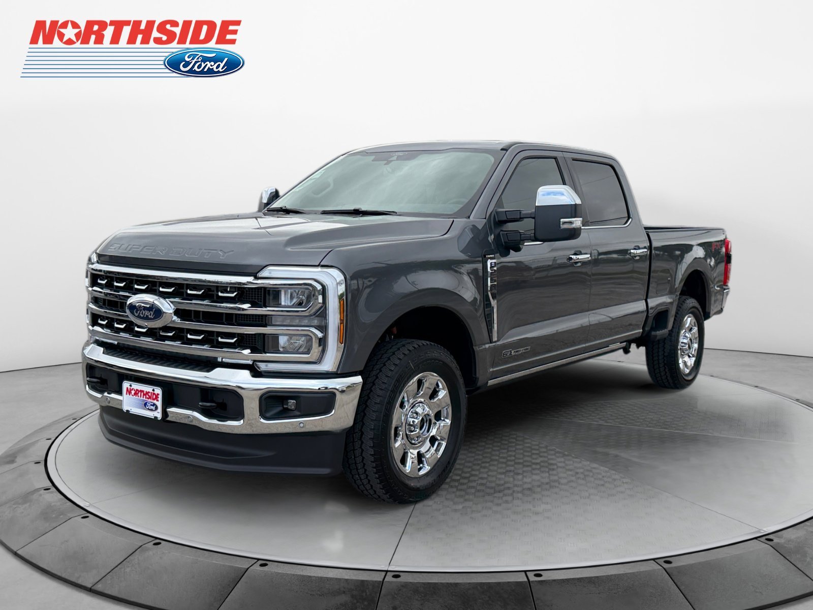 New 2026 Carbonized Gray Metallic Ford LARIAT image 3