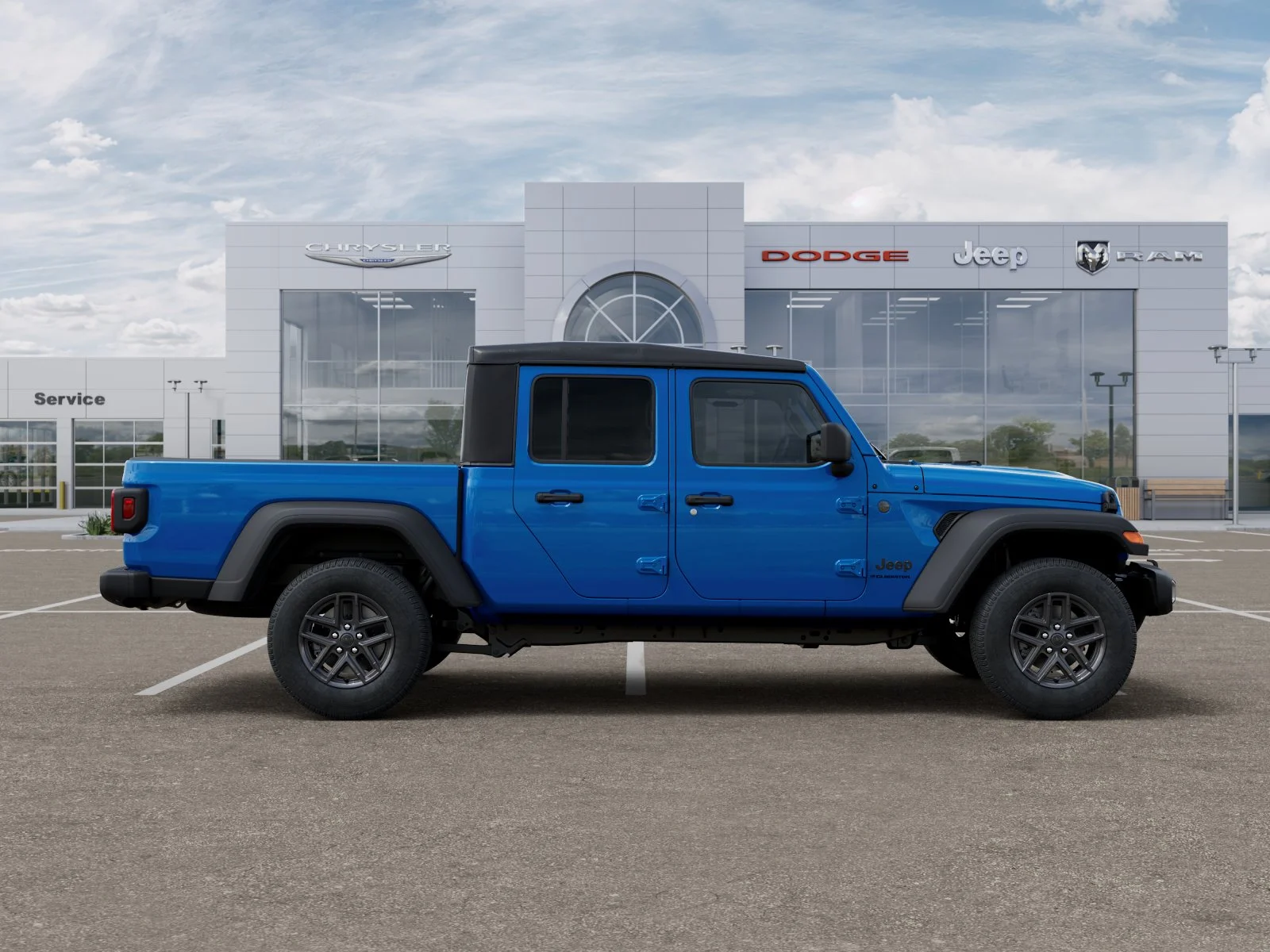 New 2026 Hydro Blue Pearl-Coat Exterior Paint Jeep Sport S image 47