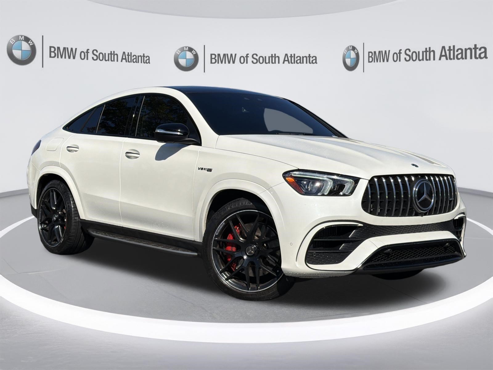 Used 2021 designo Diamond White Metallic Mercedes-Benz AMG® GLE 63 S image 2