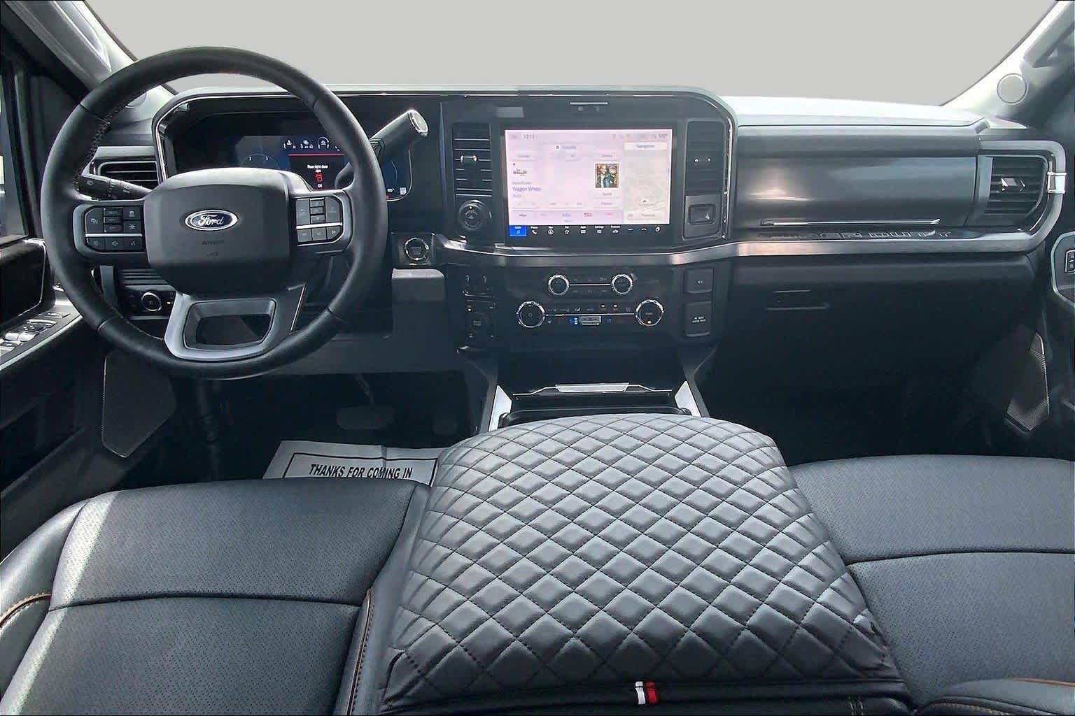 Used 2025 Antimatter Blue Metallic Ford LARIAT image 16
