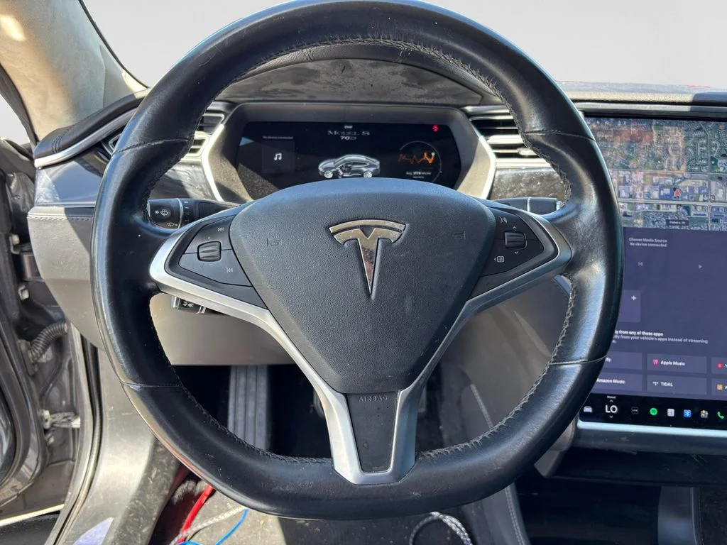 Used 2015 Gray Tesla 70D image 11