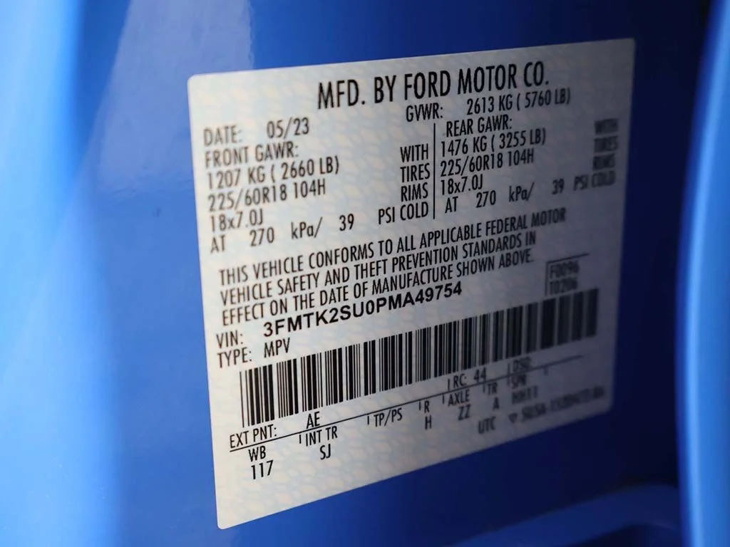 Used 2023 Grabber Blue Metallic Ford California Route 1 image 54