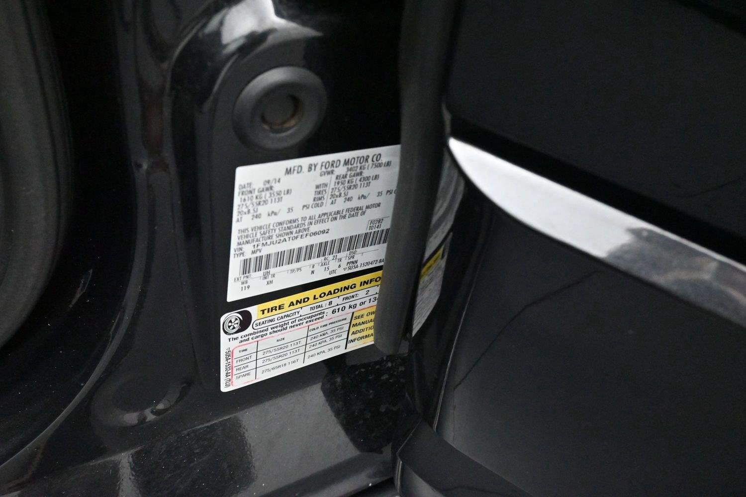 Used 2015 Tuxedo Black Metallic Ford Limited image 45