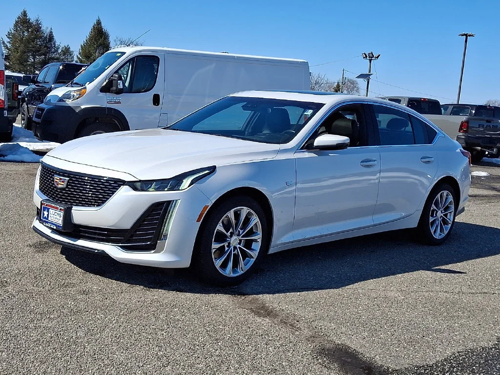 Used 2020 Crystal White Tricoat Cadillac Premium Luxury image 6