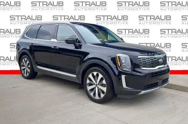 Used 2020 Ebony Black Kia EX image 1