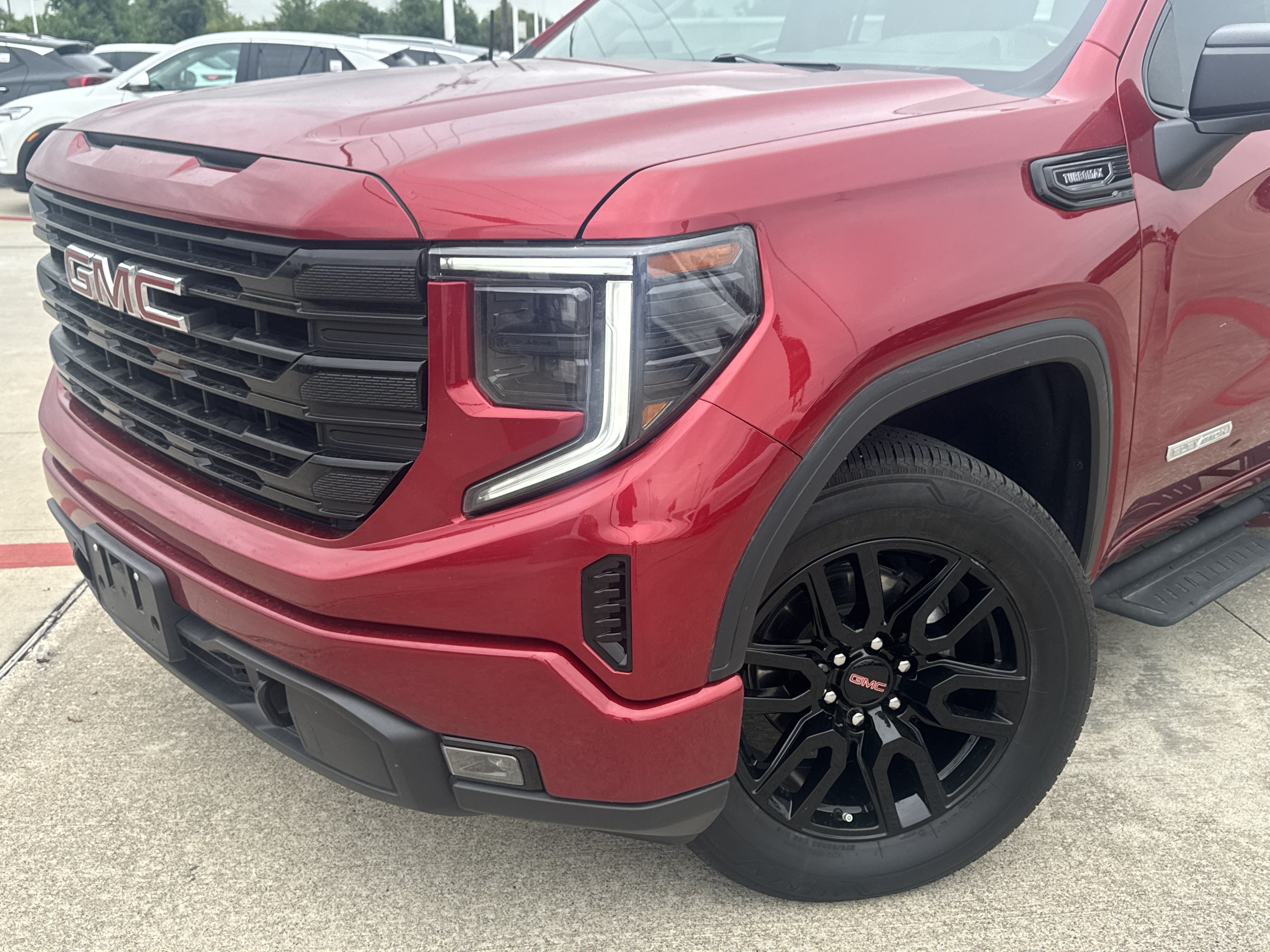 Used 2024 Volcanic Red Tintcoat GMC Elevation image 2