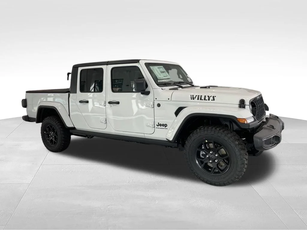 New 2025 Bright White Clear-Coat Exterior Paint Jeep Willys image 2
