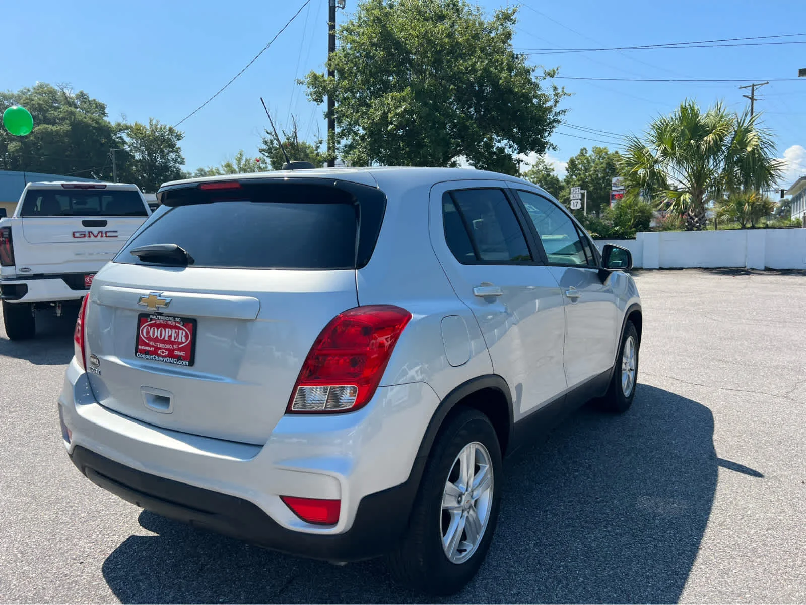 Used 2021 SILVER ICE METALLIC Chevrolet LS image 3