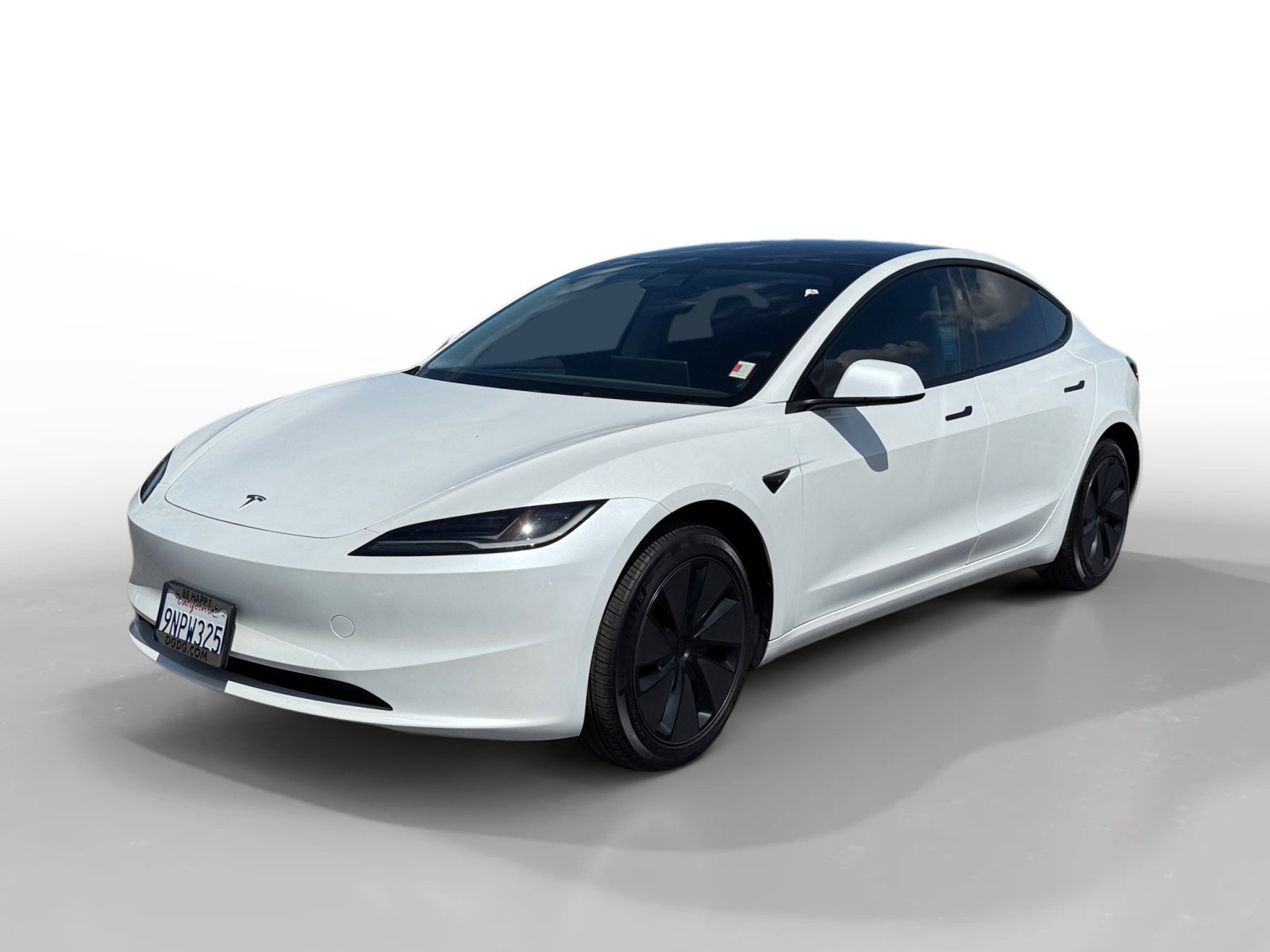 Used 2024 Pearl White Multi-Coat Tesla Base image 1
