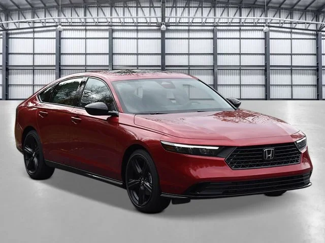 New 2026 Radiant Red Metallic Honda Sport-L Hybrid image 7