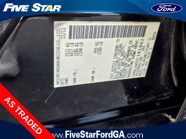 Used 2012 Black Nissan 3.5 SR image 17