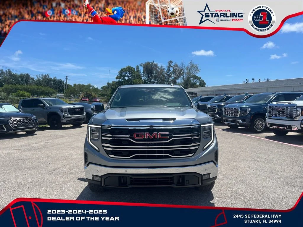 New 2026 Sterling Metallic GMC SLT image 3