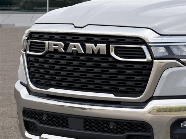 New 2026 Bright White Clear-Coat Exterior Paint RAM Big Horn Crew Cab 4x4 5