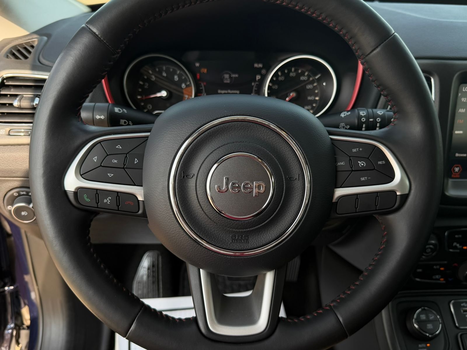 Used 2019 Jazz Blue Pearlcoat Jeep Trailhawk image 21