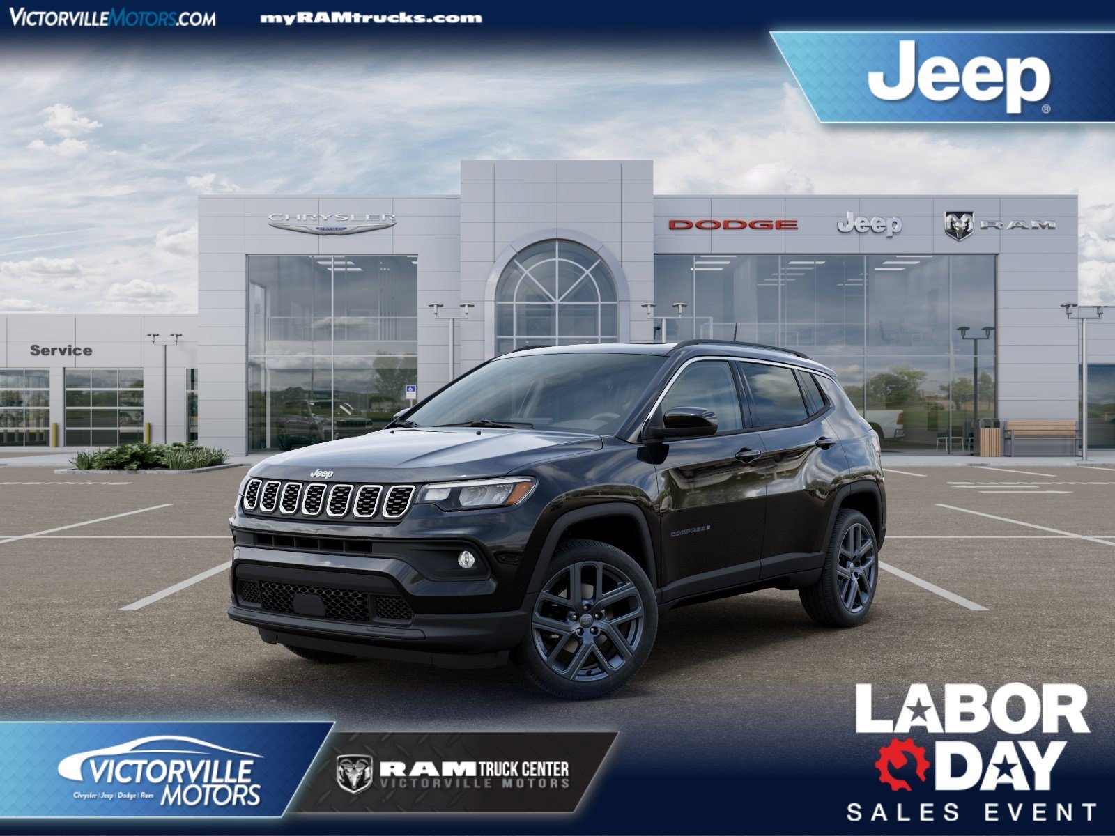 New 2026 Diamond Black Crystal Pearlcoat Jeep  image 1