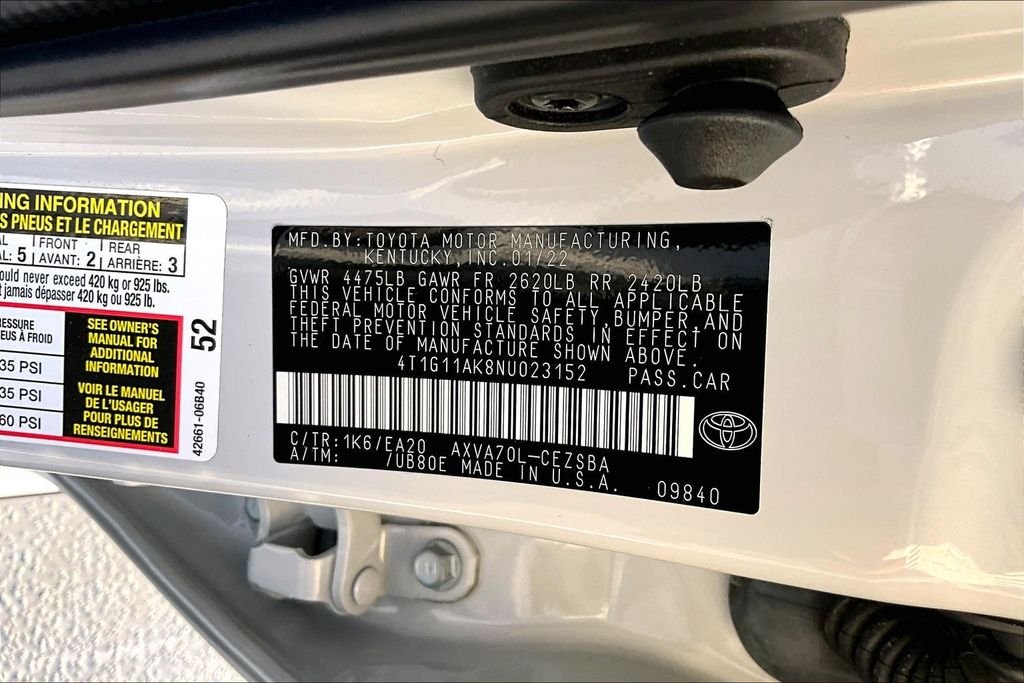 Used 2022 Ice Edge Toyota SE image 17