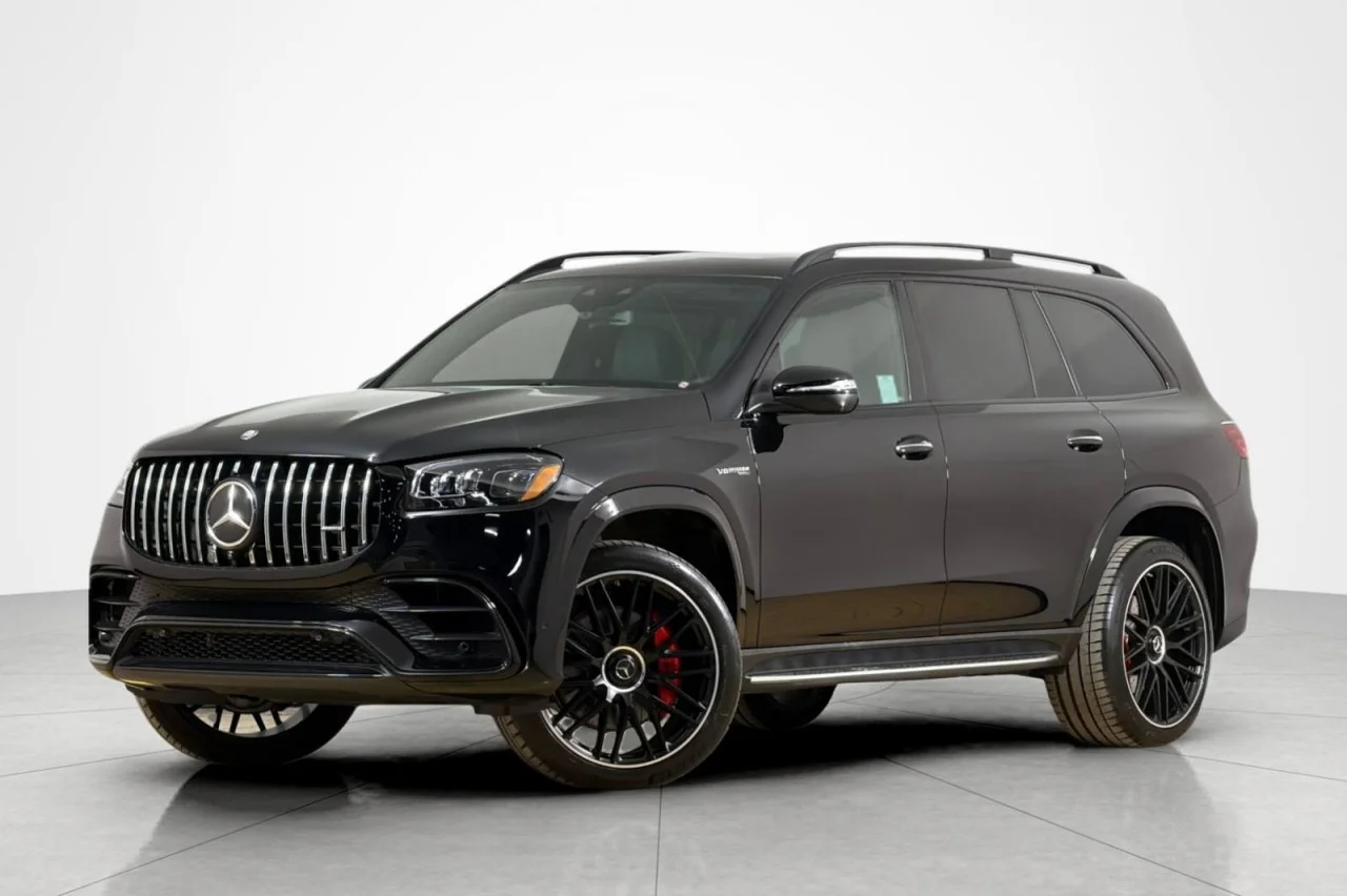 Certified Used 2024 Obsidian Black Metallic Mercedes-Benz AMG® GLS 63 image 1
