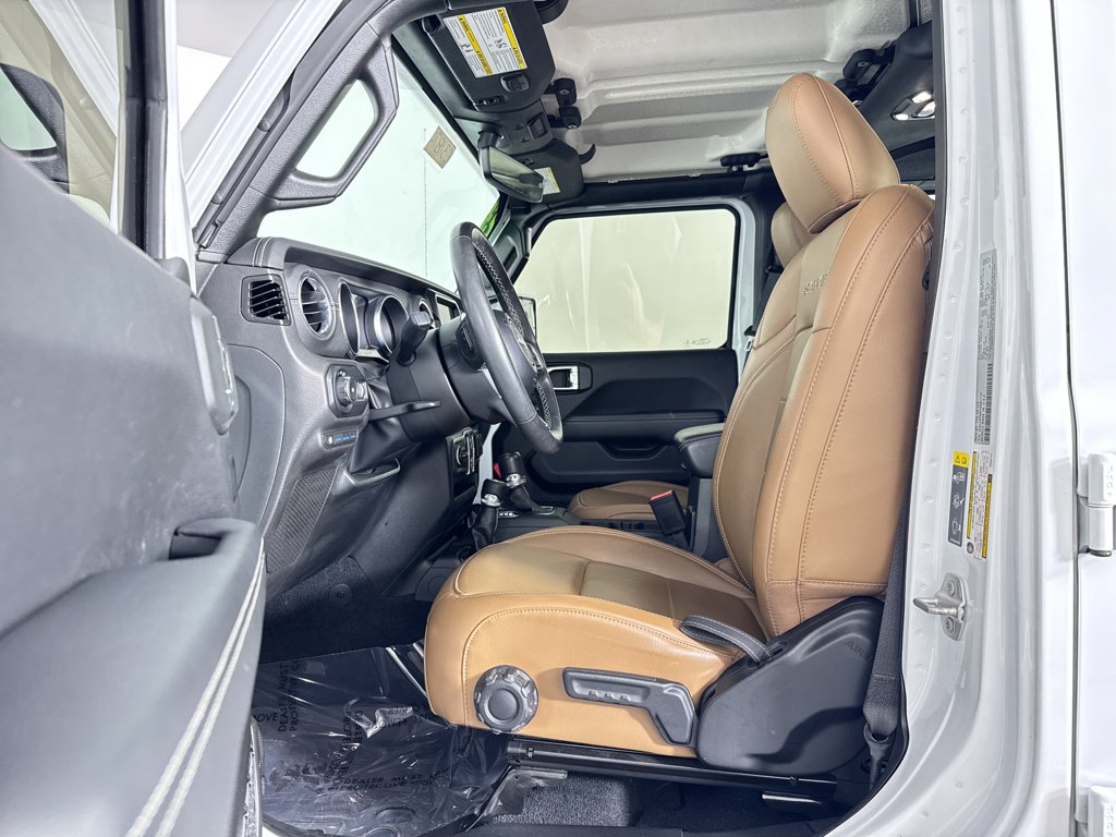 Used 2023 Bright White Clearcoat Jeep Sahara image 5