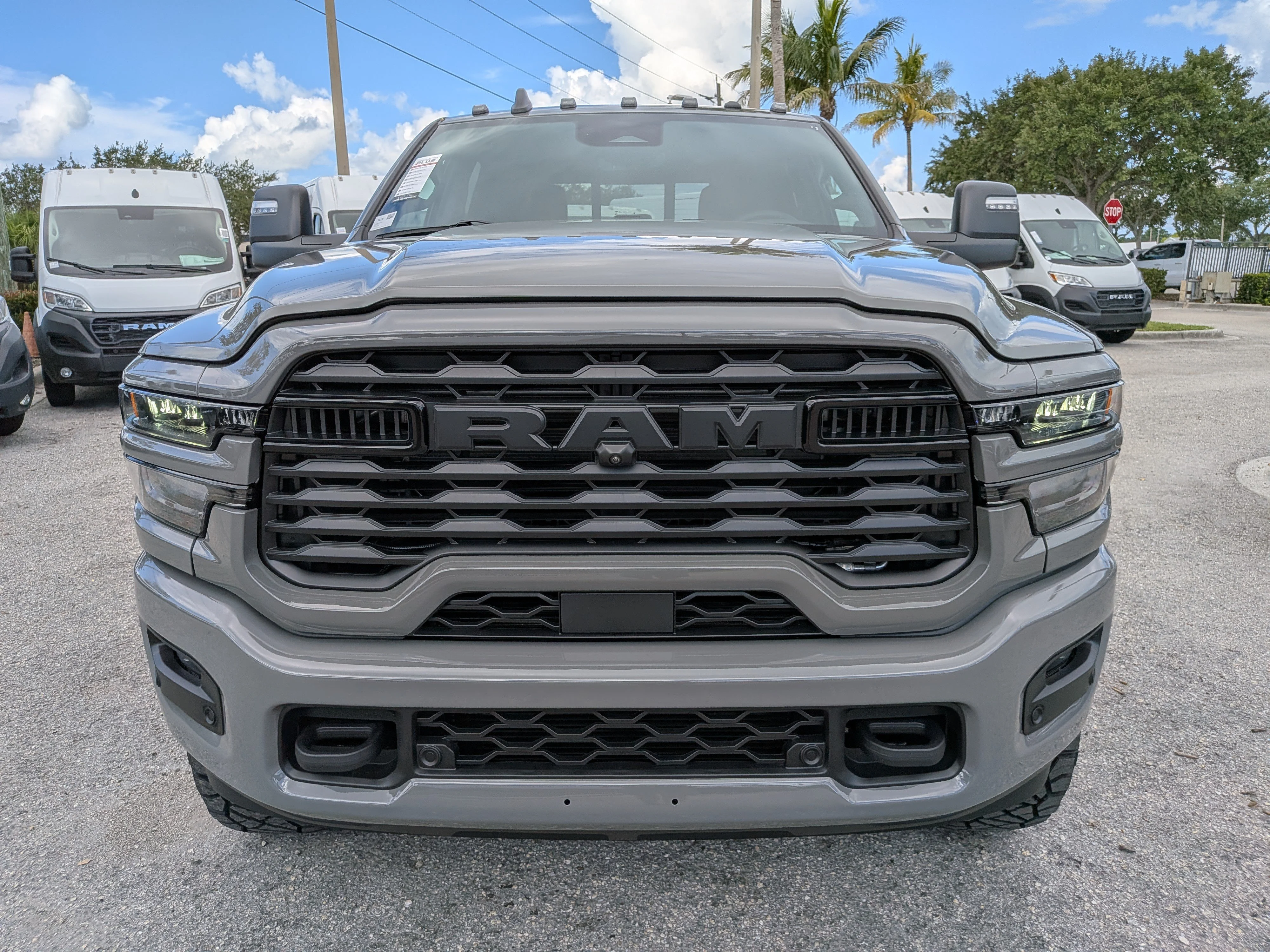 New 2026 Ceramic Gray Clear-Coat Exterior Paint RAM Big Horn image 3