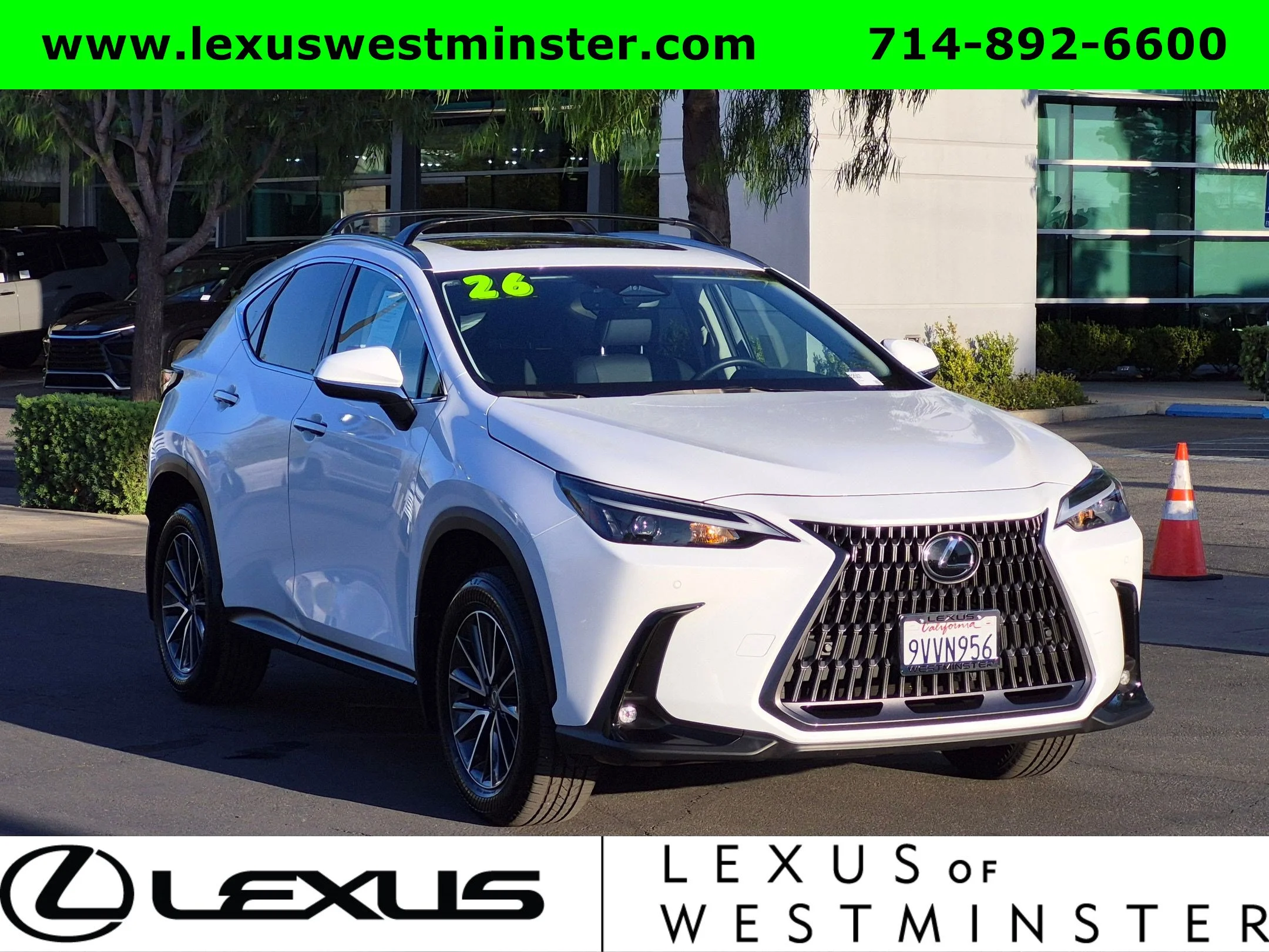 Certified Used 2026 WHITE NOVA GF. Lexus NX 350h Premium image 3