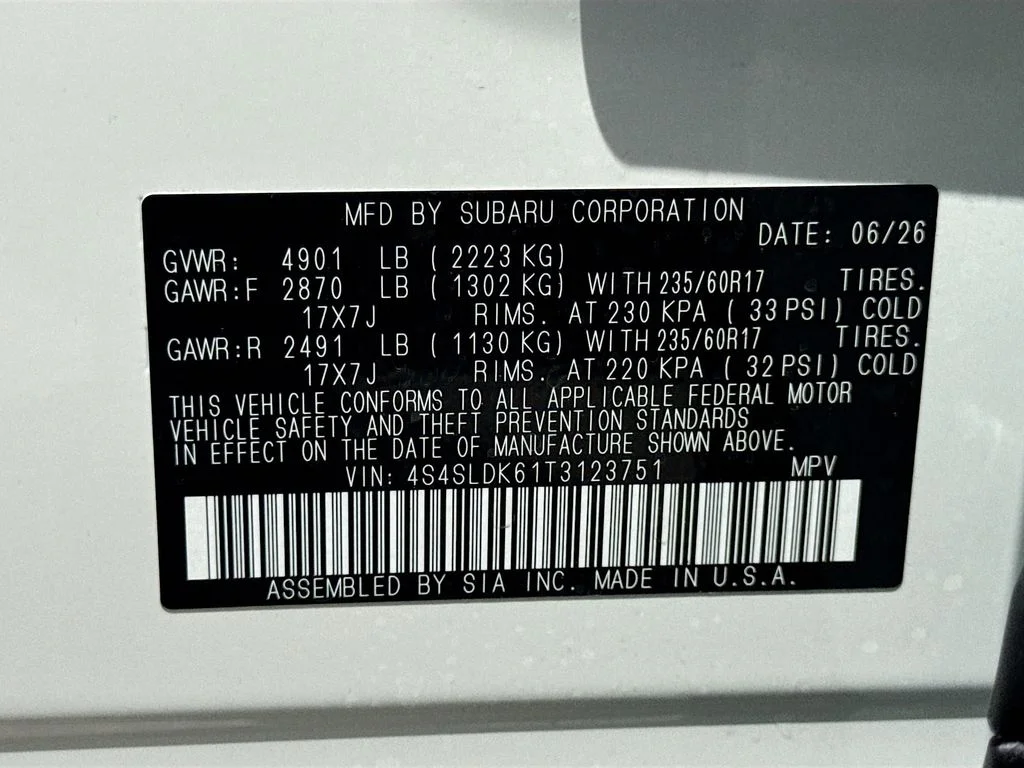 New 2026 CRYSTAL WHITE PEARL Subaru Wilderness image 41