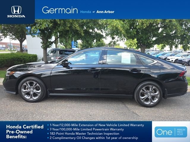 Used 2024 Crystal Black Pearl Honda 1.5T EX image 2