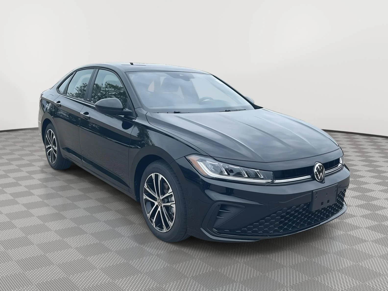 New 2026 Deep Black Pearl Volkswagen Sport image 3