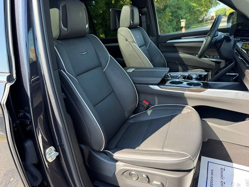 Used 2025 Galactic Gray Metallic Cadillac Premium Luxury image 32
