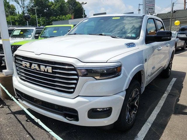 New 2026 Bright White Clear-Coat Exterior Paint RAM Laramie image 2