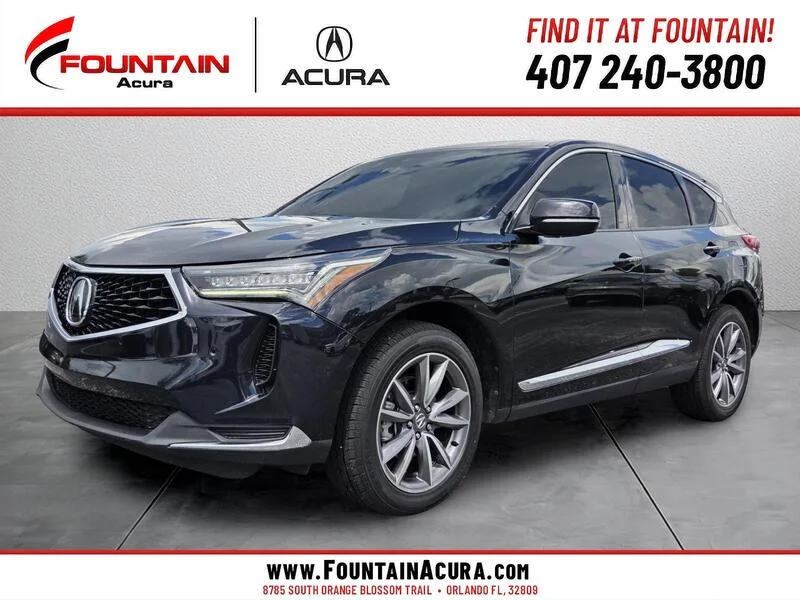 Used 2022 Phantom Violet Pearl Acura FWD W/TECHNOLOGY PACKAGE image 1