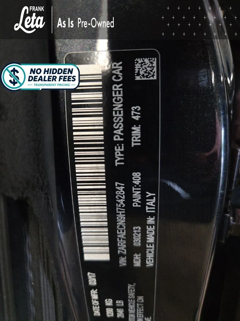Used 2017 Black Alfa Romeo Ti image 28