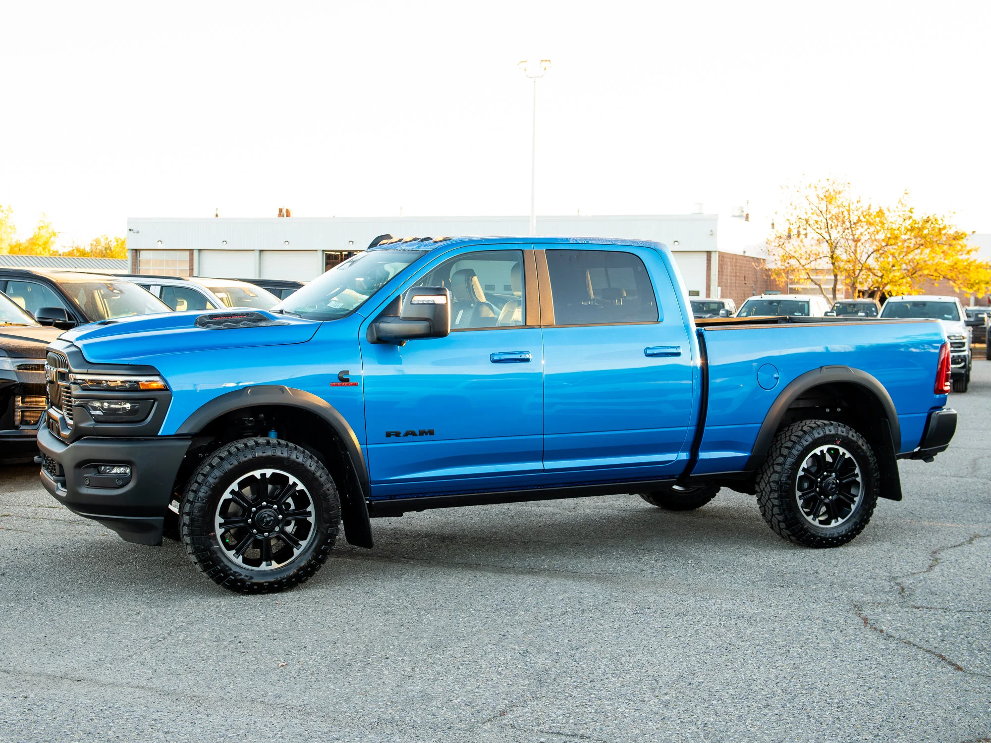 New 2027 Blue RAM Rebel* Crew Cab 4x4, Sunroof, Towing Tech Group, Passenger Screen image 5