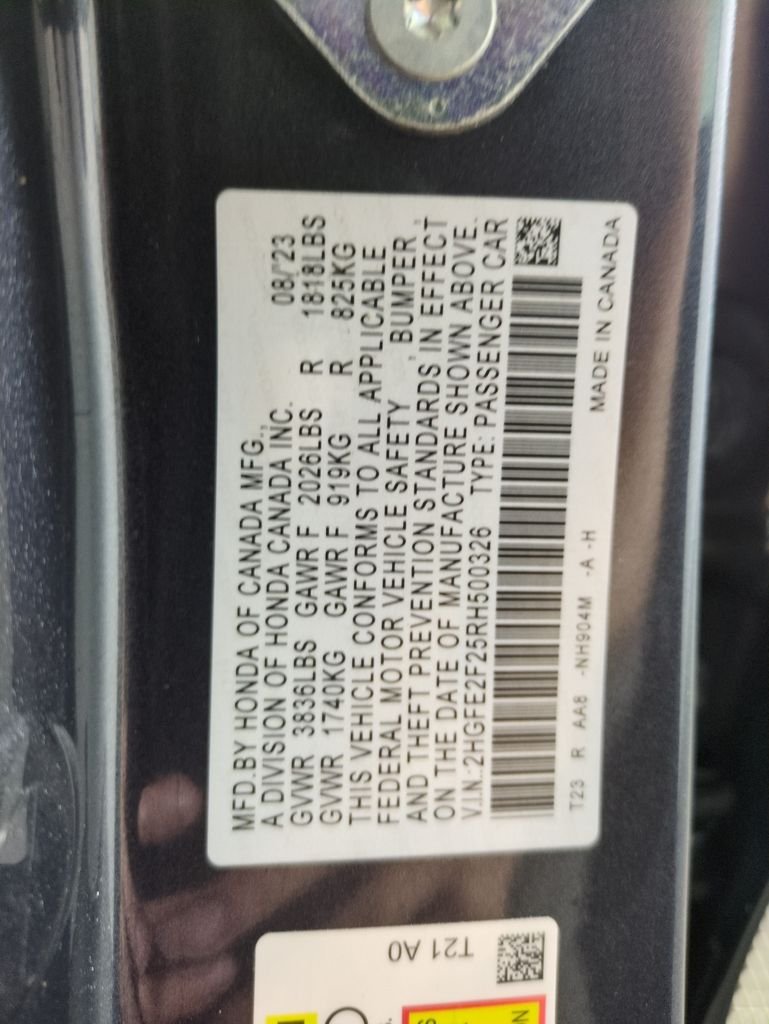 Certified Used 2024 Meteorite Gray Metallic Honda LX image 32