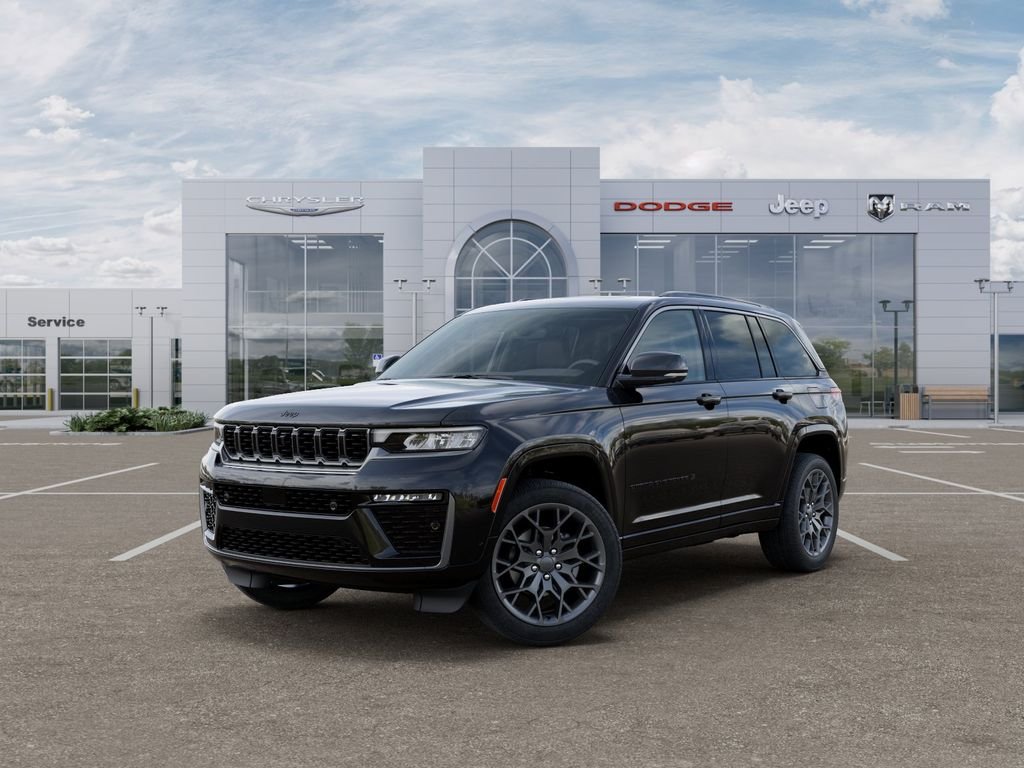 New 2026 Diamond Black Crystal Pearlcoat Jeep Summit image 1