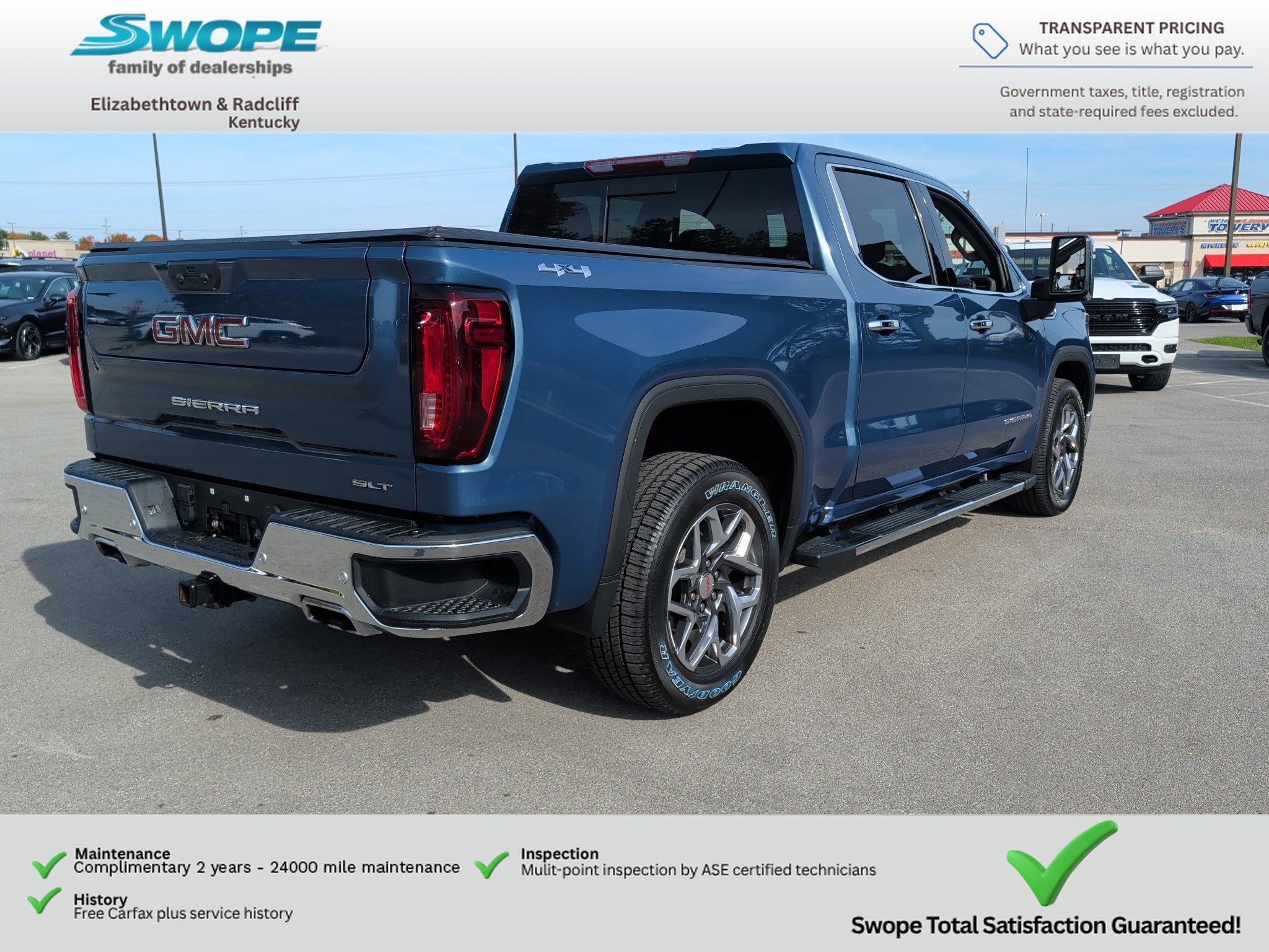 Used 2024 Downpour Metallic GMC SLT image 4