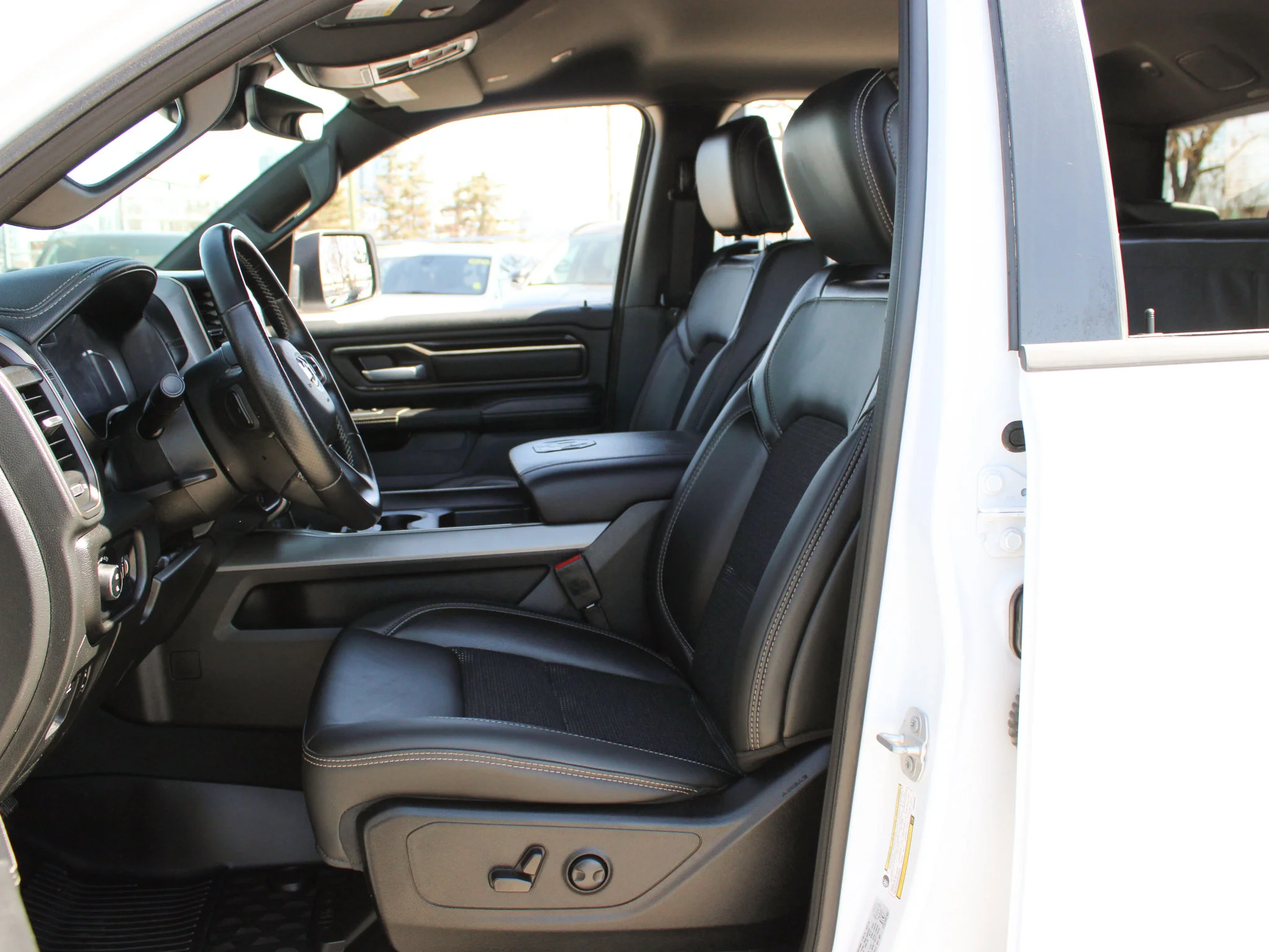 Certified Used 2023 White RAM Sport * No Accidents | HEMI V8 | Heated Seats | Night Edition | Bedliner | Apple CarPlay | 3M PPF image 2