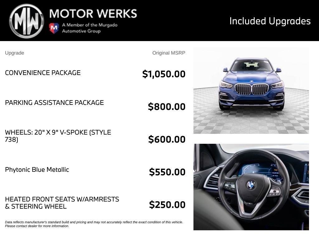Used 2021 Blue BMW xDrive40i image 4