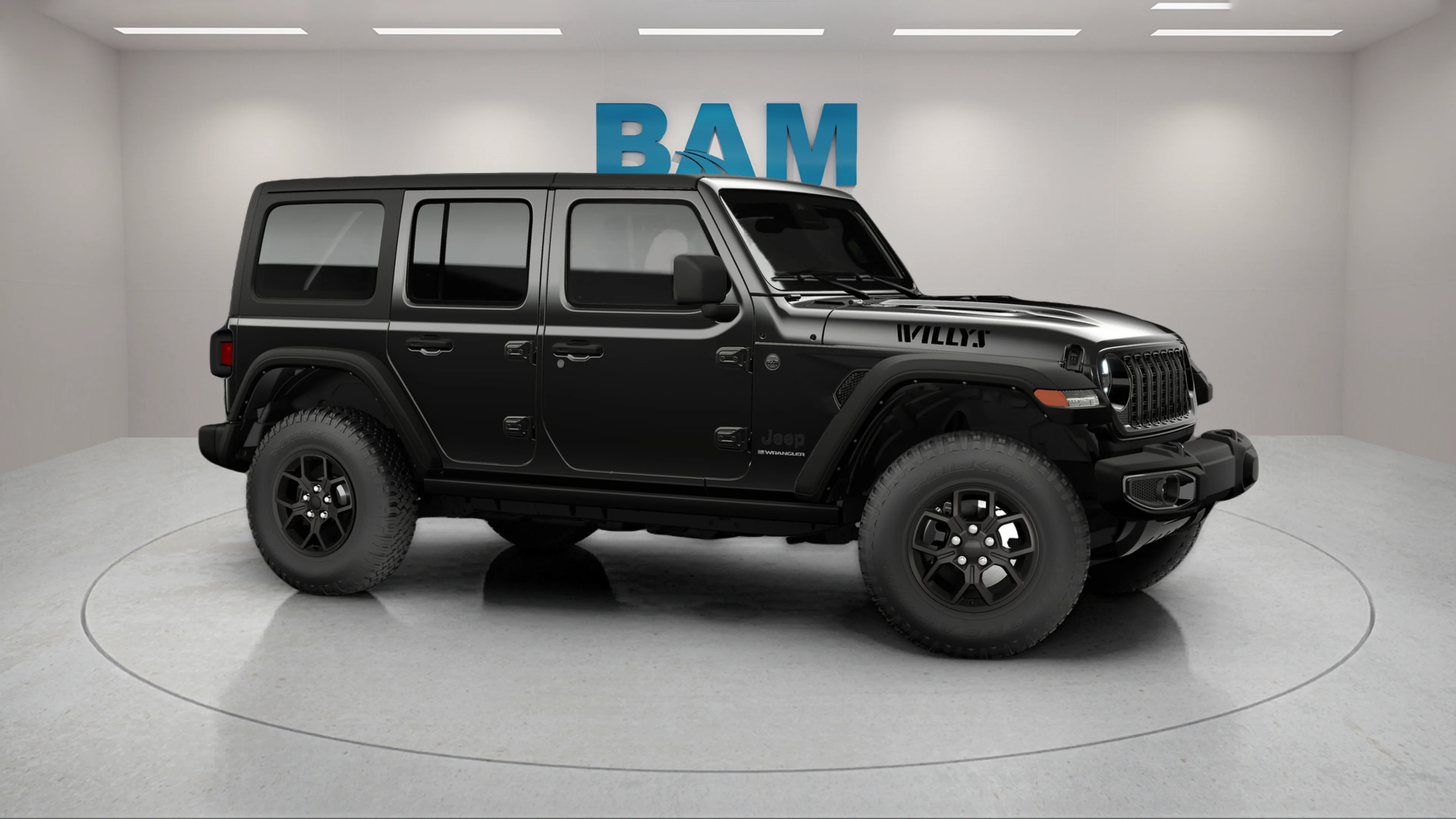 New 2026 Black Clear-Coat Exterior Paint Jeep Willys image 2