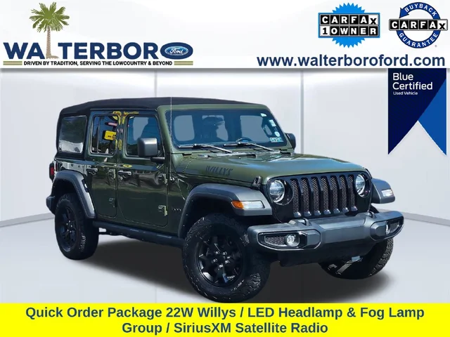 2022 Jeep Wrangler Unlimited Unlimited Willys