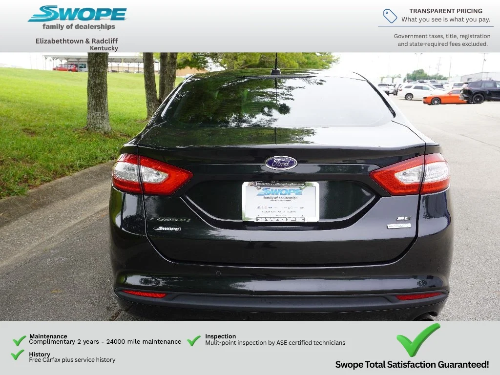 Used 2015 Tuxedo Black Ford SE image 4