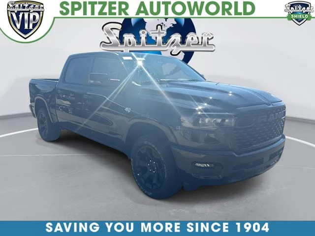 New 2026 Diamond Black Crystal Pearl-Coat Exterior Paint RAM Big Horn/Lone Star image 1