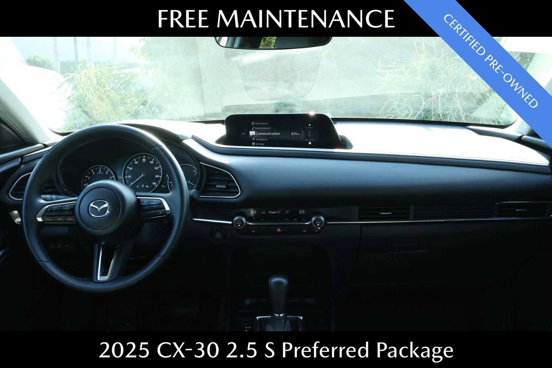 Certified Used 2025 White Mazda 2.5 S Preferred Package image 7