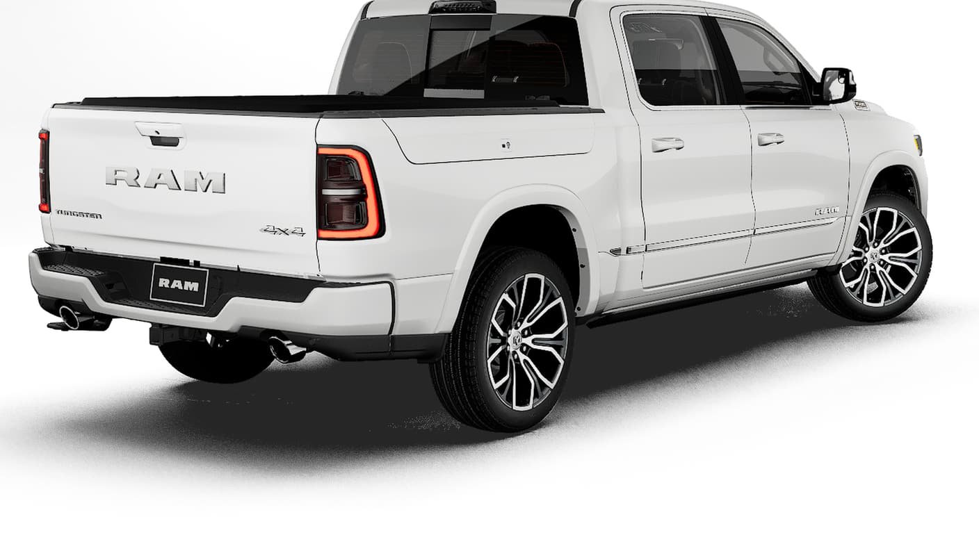 New 2027 Bright White Clear-Coat Exterior Paint RAM Tungsten image 14